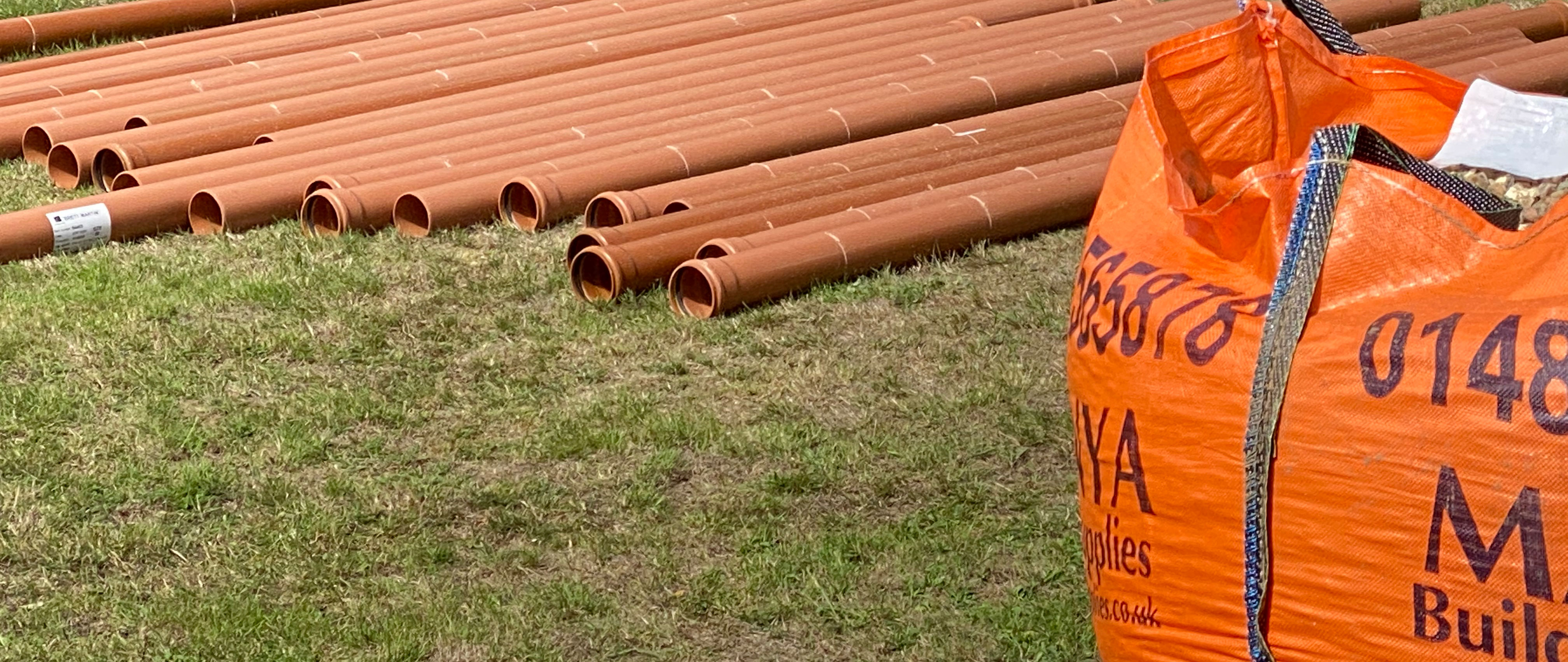 New drain installation and replacements.