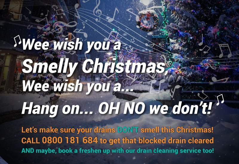 Don't let a blocked drain ruin your Christmas this year! Call ASL Limited on 0800 181 684