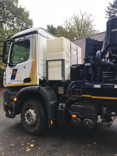 One of our large ASL Tankers with a fresh water storage tank on the back to enable cleaning down and jetwashing.