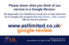 Review us on Google at www.asllimited.co.uk/google-review