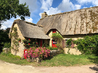 This is a photo of a house in a rural setting.