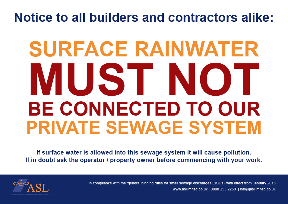 Download this notice to display onsite of your private sewage system.