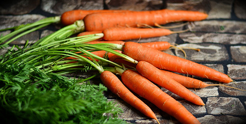 A photo of carrots