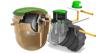 An image of a Klargester septic tank