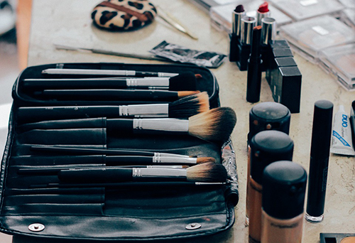 A photo of makeup and cosmetics