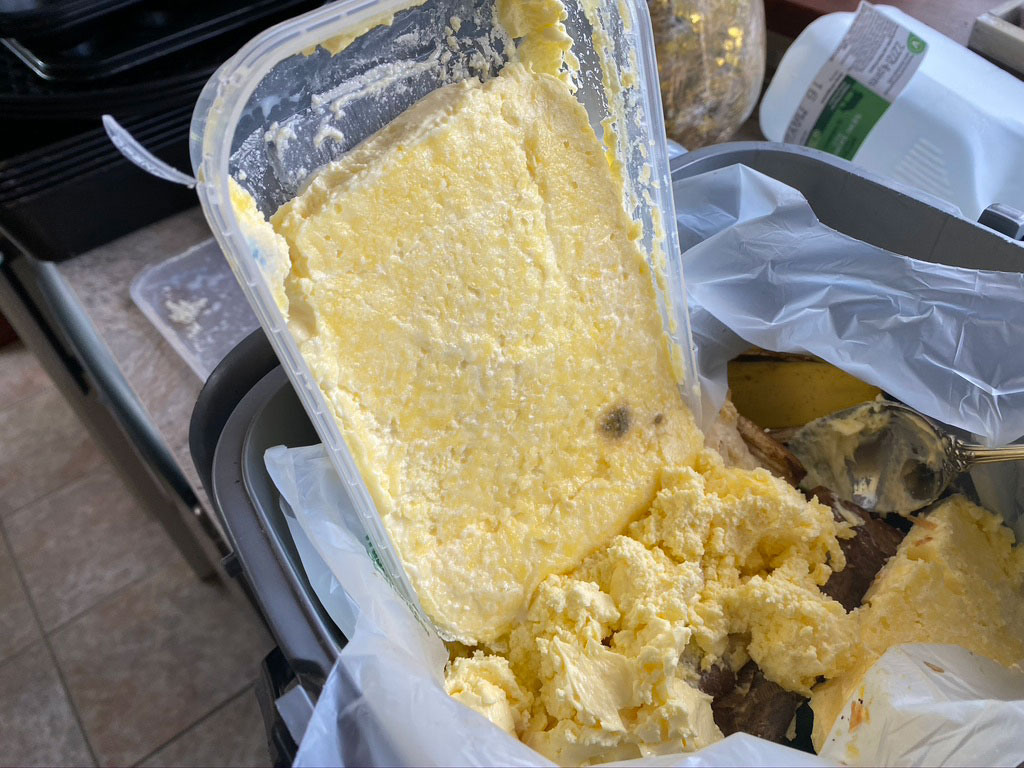 It is better to put solidified fats into the bin than down the drain. 