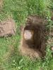 This is a photo of a test hole for surface water drainage in Guildford, Surrey