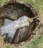 Ponding water or backed up sewage in your septic tank inspection chamber