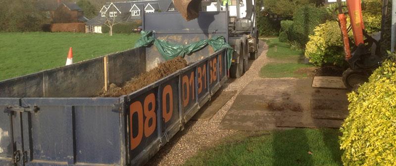 ASL Limited hook loader with the skip on board.