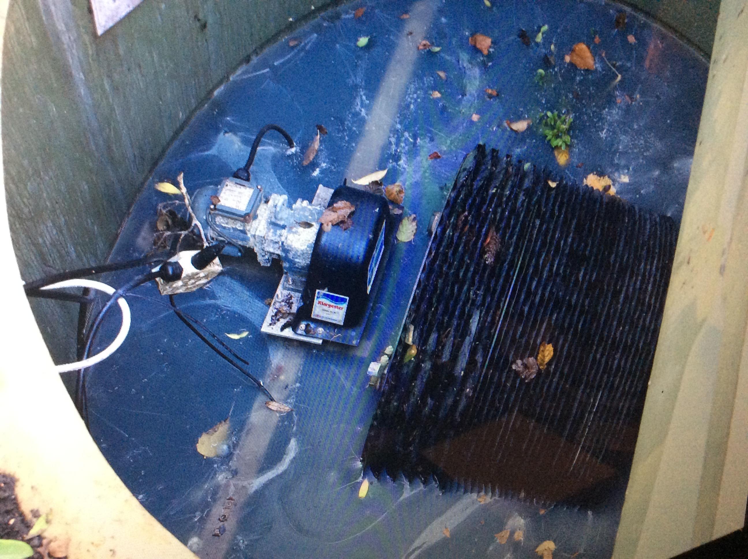 A photo of the mechanism inside a treatment plant.