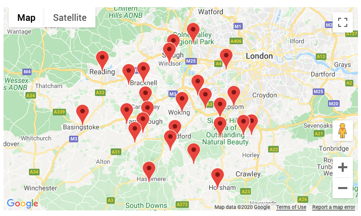 ASL Limited service Guildford, Surrey and the surrounding counties within a 25 mile radius.
