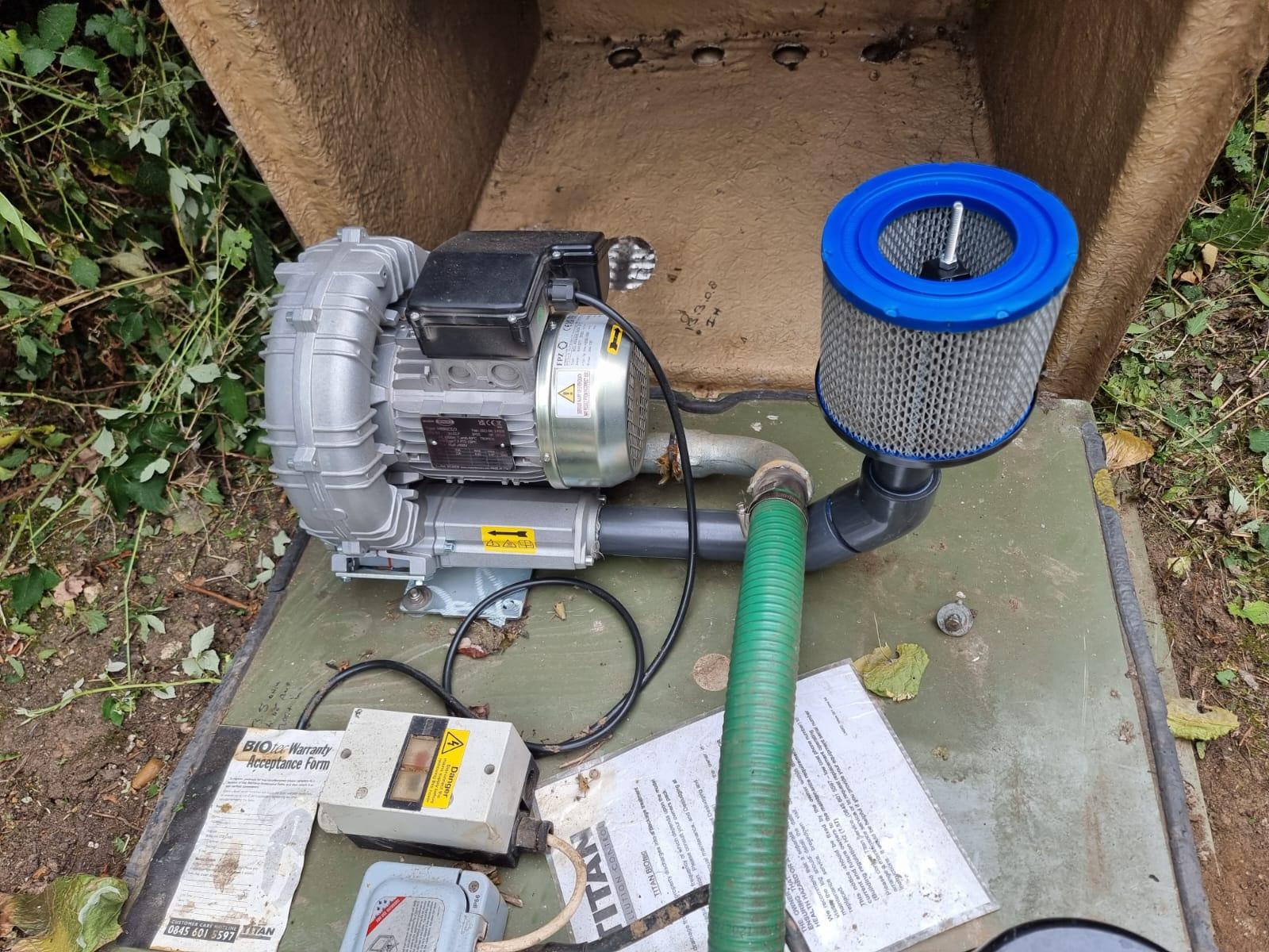 A sewage water pump for installation