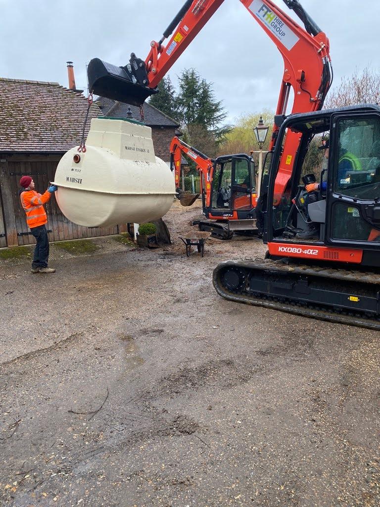 septic tank install