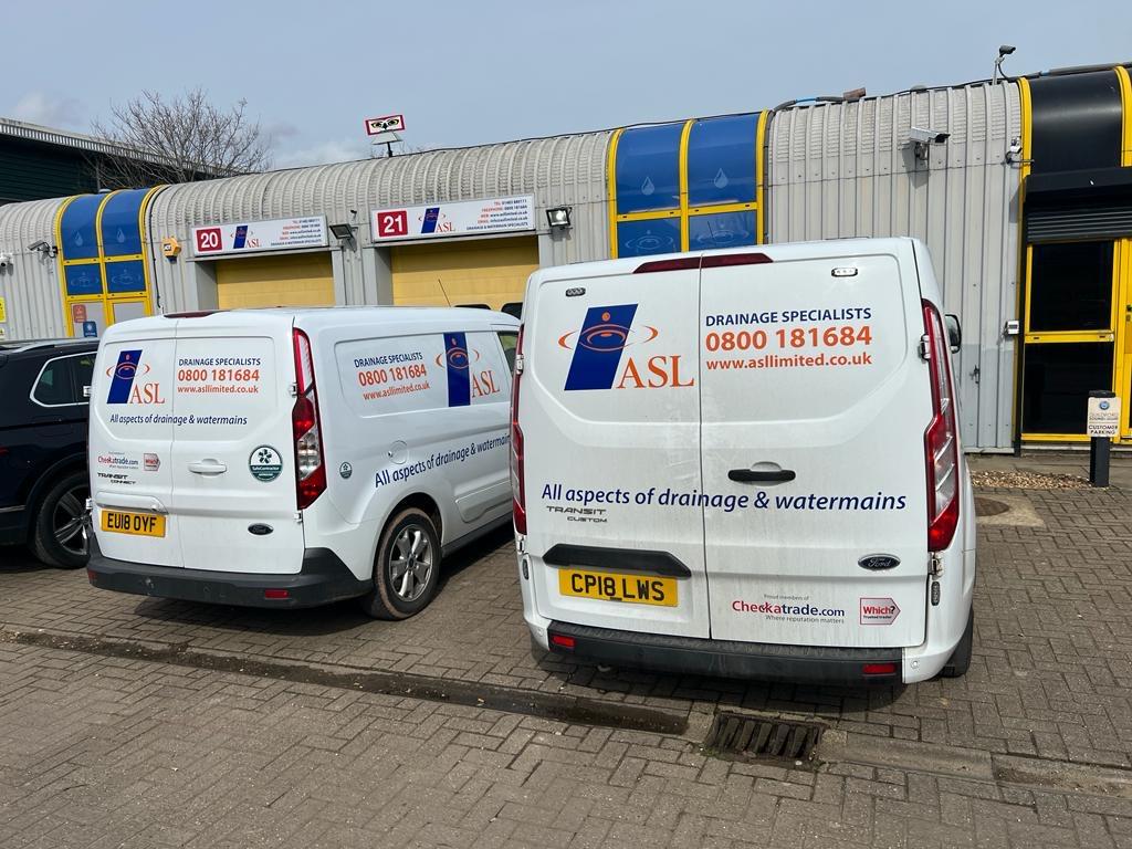 ASL drains different  vehicles nr Guildford JPEG  Demo & Training Demo 