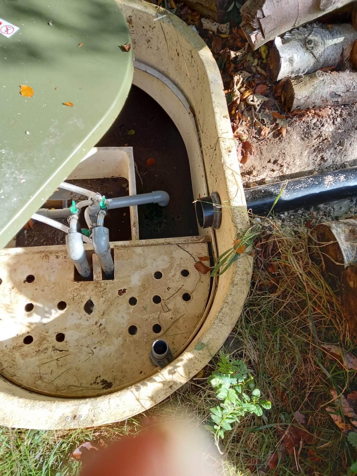 An image of a domestic Treatment Plant that is emitting smells.