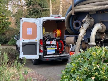 ASL drains high pressure jetting plus Tanker Guildford