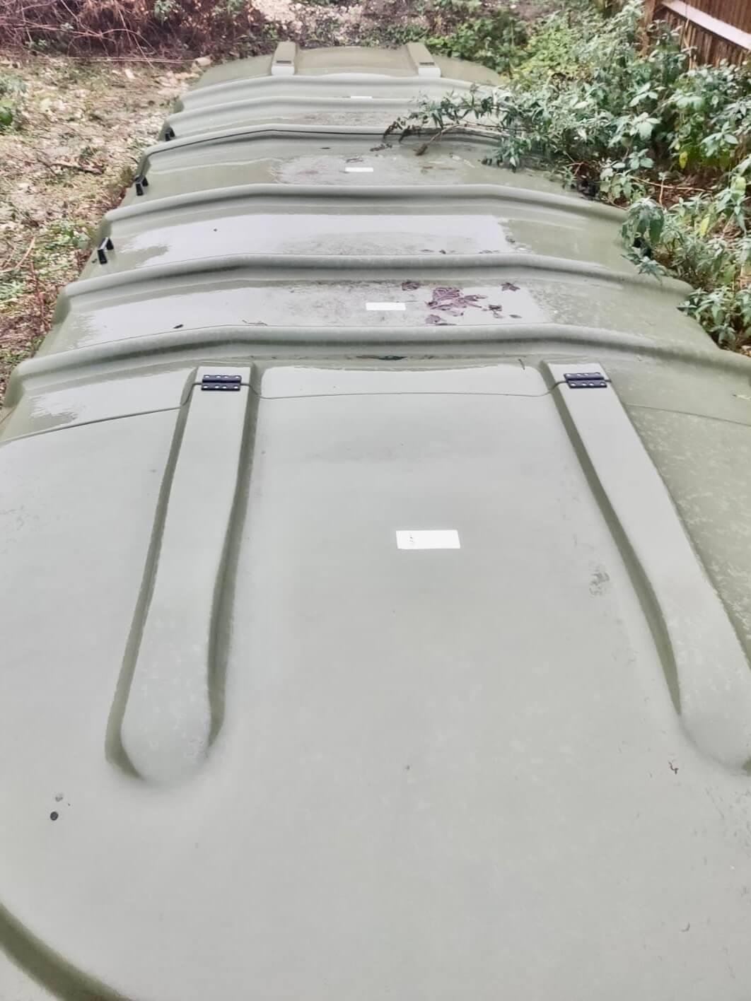 A photo of a large treatment plant in situ.